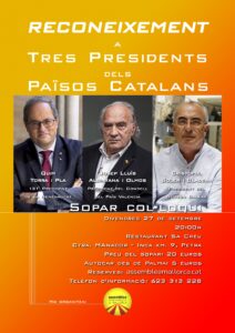 Sopar 3 Presidents dels Països Catalans